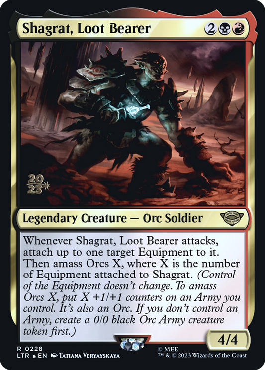 Shagrat, Loot Bearer (0228) (Prerelease) - Foil