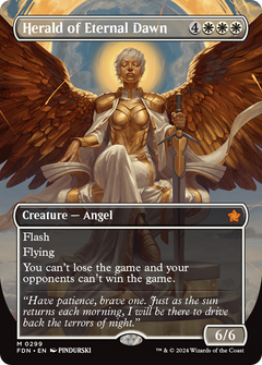 Herald of Eternal Dawn (0299) (Borderless) - Foil