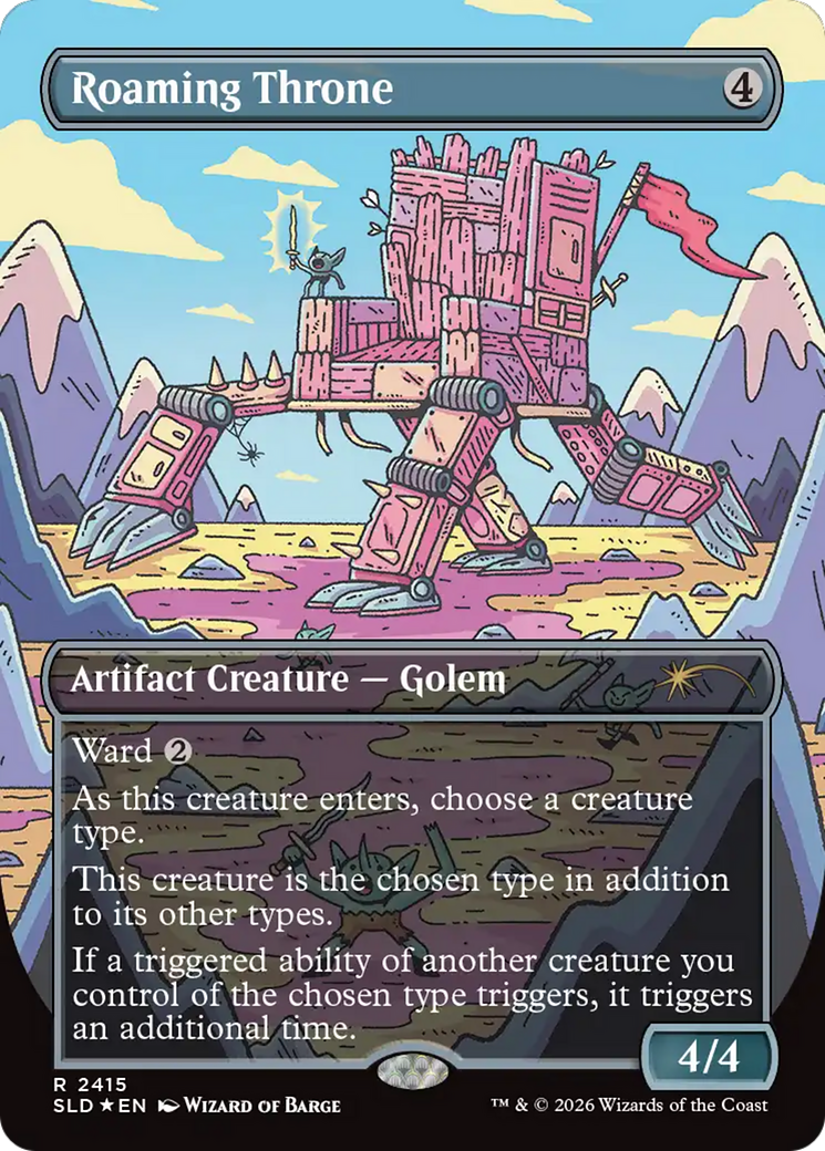Roaming Throne (2415) (Borderless) (SLD) - Foil