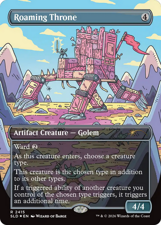 Roaming Throne (2415) (Borderless) (SLD) - Foil