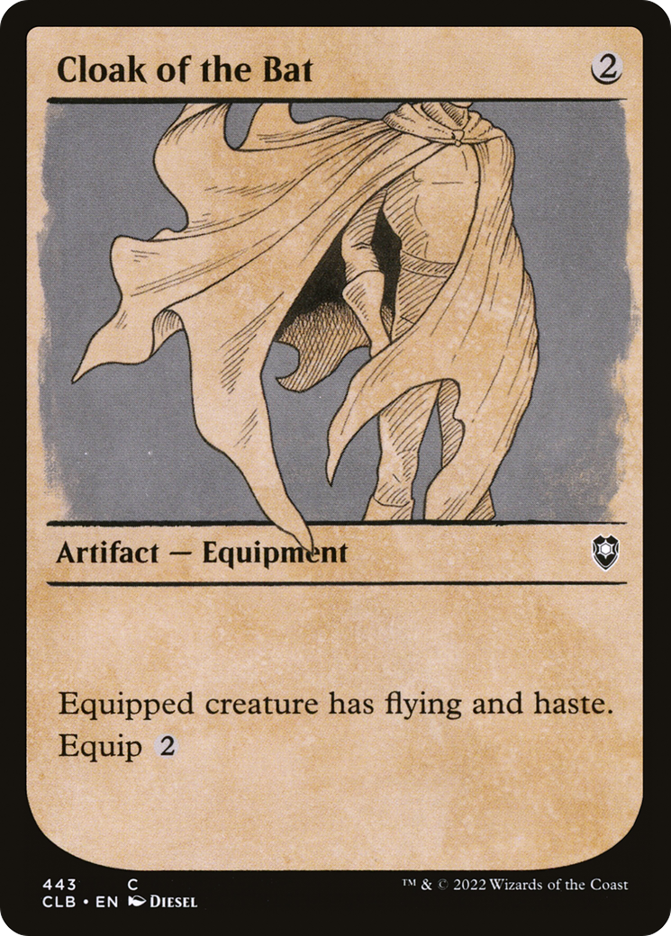 Cloak of the Bat (443) (Showcase) - Foil
