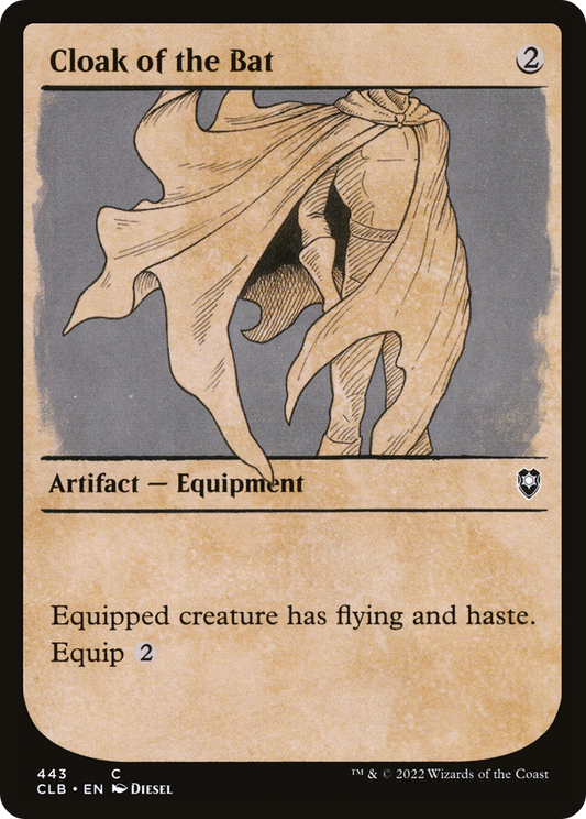 Cloak of the Bat (443) (Showcase) - Foil