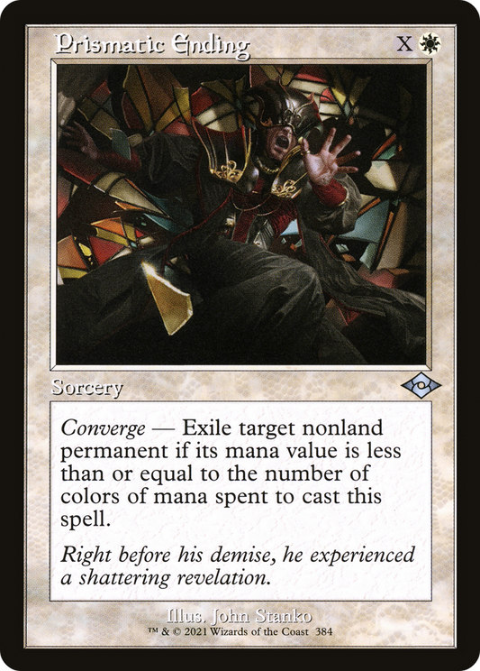 Prismatic Ending (384) (Retro Frame) - Foil