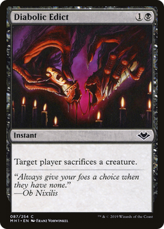 Diabolic Edict - Foil