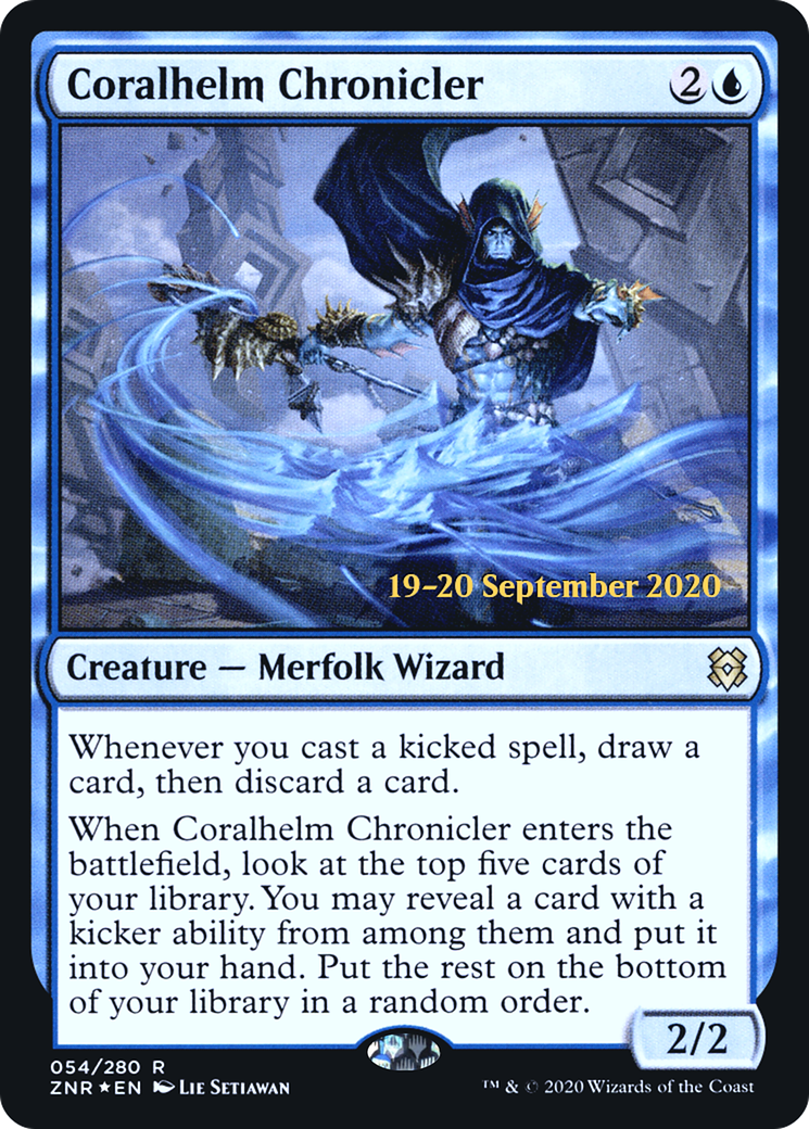 Coralhelm Chronicler (054) (Prerelease) - Foil
