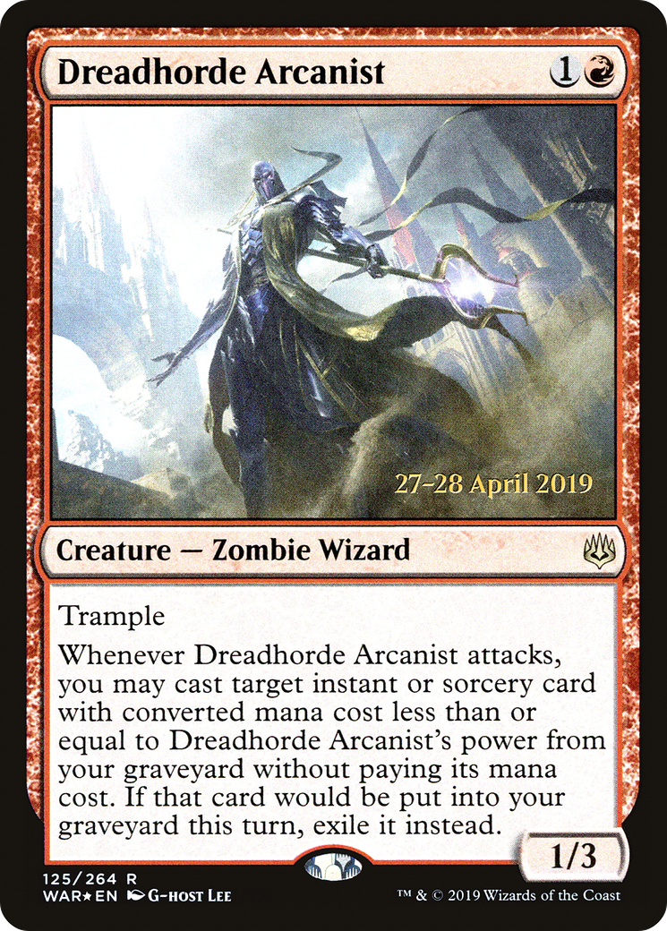 Dreadhorde Arcanist (125) (Prerelease) - Foil