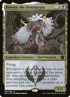 Breena, the Demagogue (001) (Display Commander) (Thick Stock) - Foil Etched