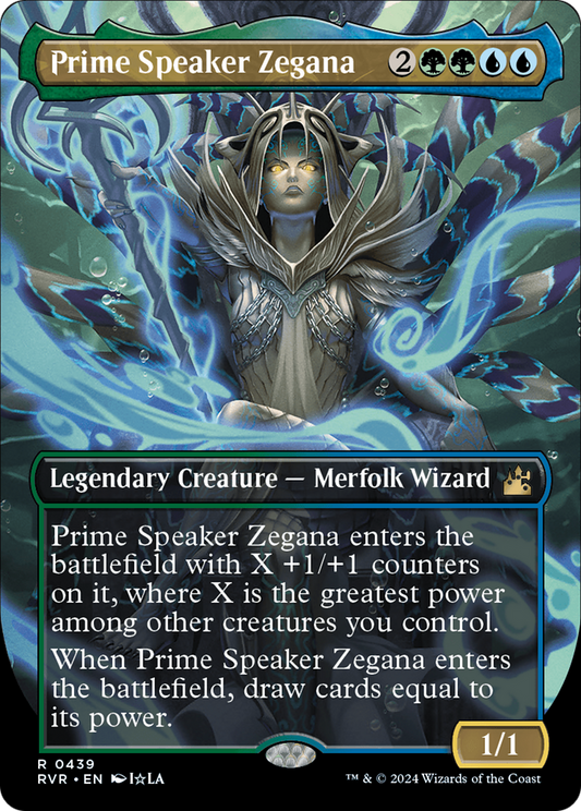 Prime Speaker Zegana (0439) (Anime) (Borderless) - Foil