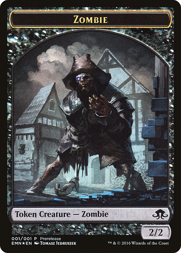 Zombie Token (001) (Prerelease) (PEMN) - Foil