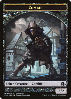 Zombie Token (001) (Prerelease) (PEMN) - Foil