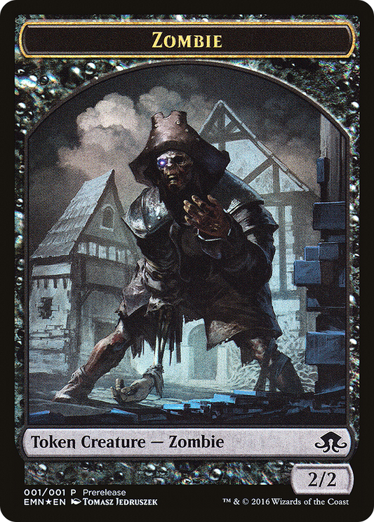 Zombie Token (001) (Prerelease) (PEMN) - Foil