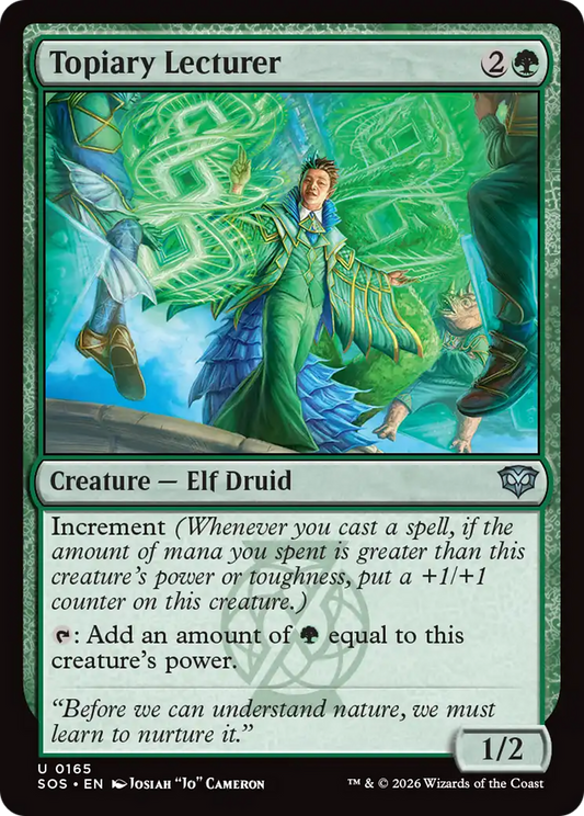 Topiary Lecturer (SOS) - Foil
