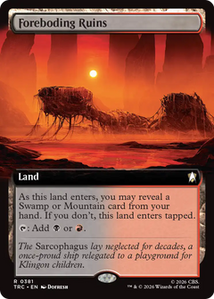 Foreboding Ruins (0381) (Extended Art) (TRC)