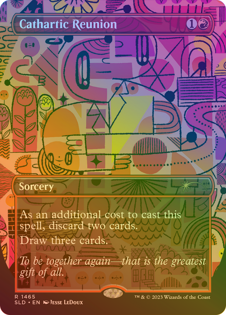 Cathartic Reunion (1465) (Borderless) - Rainbow Foil