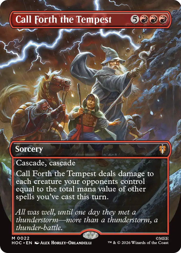 Call Forth the Tempest (0022) (Borderless) (HOC)