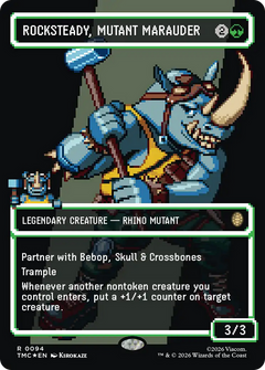 Rocksteady, Mutant Marauder (0094) (Borderless) (TMC) - Surge Foil