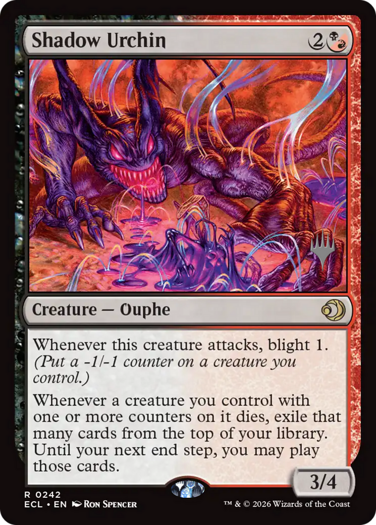 Shadow Urchin (0242) (Promo Pack) (PECL)