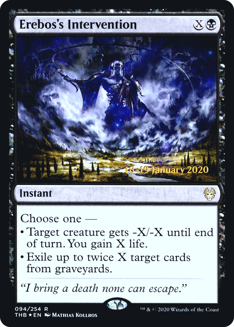 Erebos's Intervention (094) (Prerelease) - Foil