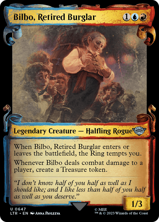 Bilbo, Retired Burglar (0647) (Showcase) - Silver Foil