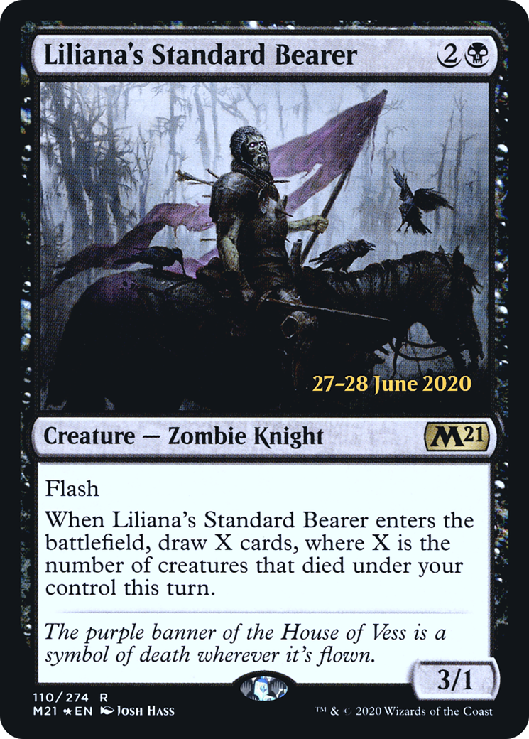 Liliana's Standard Bearer (110) (Prerelease) - Foil
