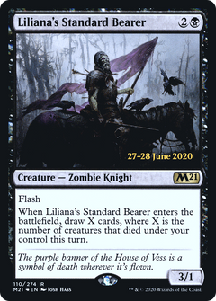Liliana's Standard Bearer (110) (Prerelease) - Foil