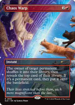 Chaos Warp (2692) (Borderless) (SLD) - Foil