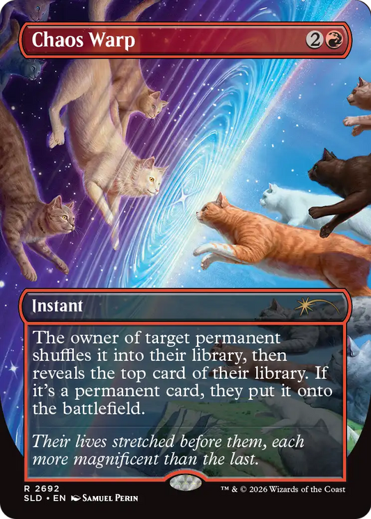 Chaos Warp (2692) (Borderless) (SLD) - Foil