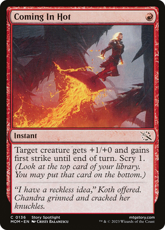 Coming In Hot - Foil