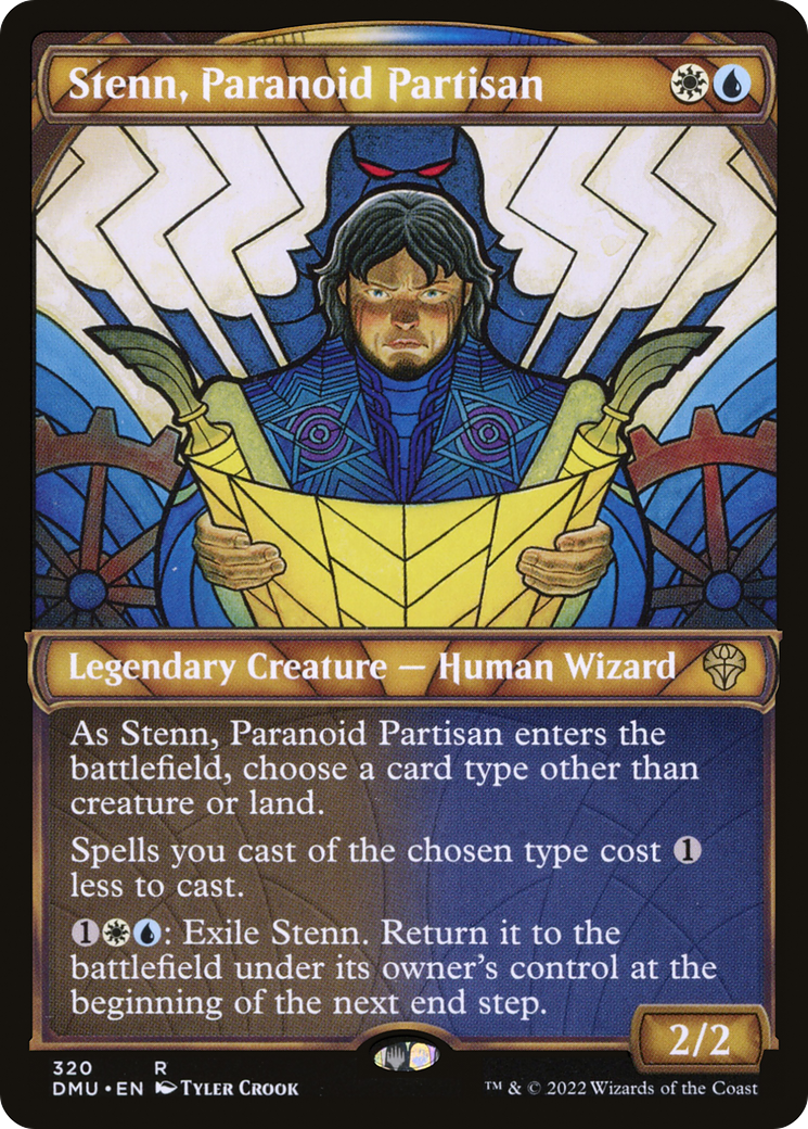 Stenn, Paranoid Partisan (320) (Showcase) - Foil