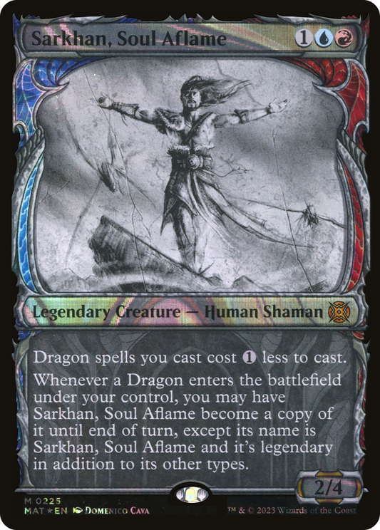 Sarkhan, Soul Aflame (0225) (Showcase) - Halo Foil