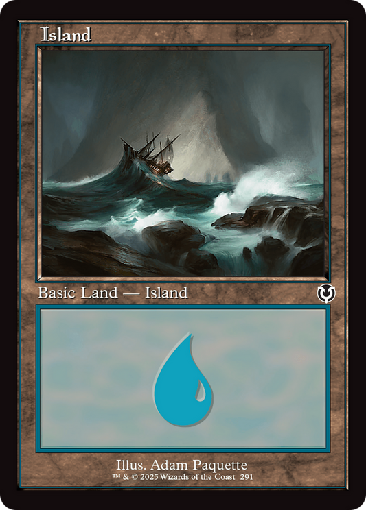 Island (0291) (Retro Frame) - Foil