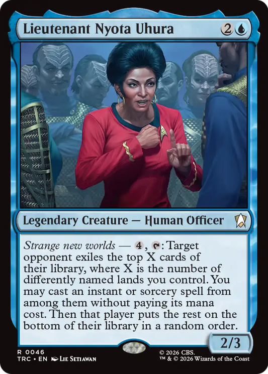 Lieutenant Nyota Uhura (TRC) - Surge Foil