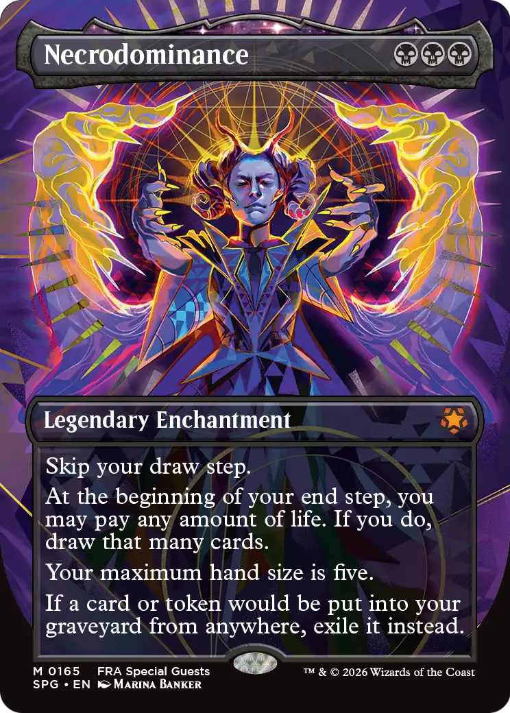 Necrodominance (0165) (Borderless) (SPG) - Foil