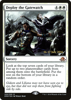 Deploy the Gatewatch (020) (Prerelease) - Foil