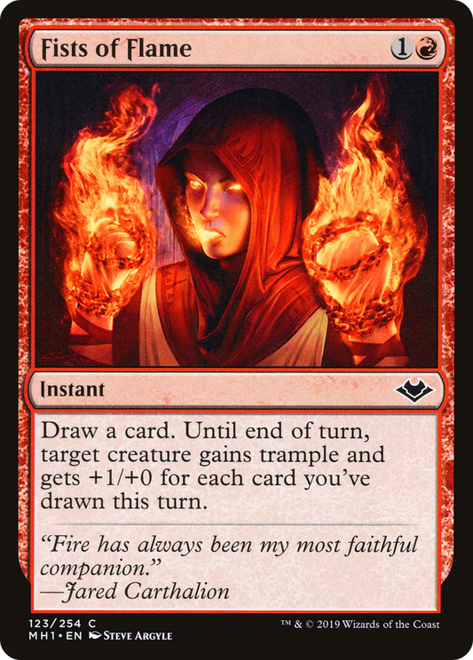 Fists of Flame - Foil