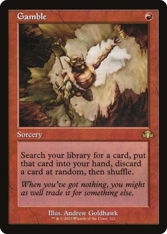 Gamble (321) (Retro Frame) - Foil