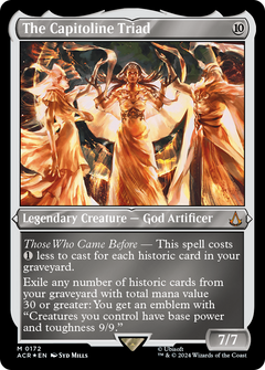 The Capitoline Triad (0172) - Foil Etched
