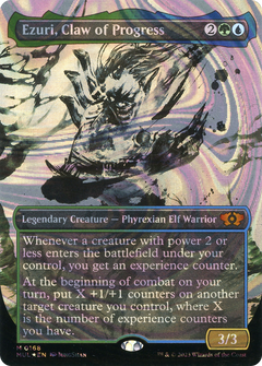 Ezuri, Claw of Progress (0168) (Borderless) (Showcase) - Halo Foil