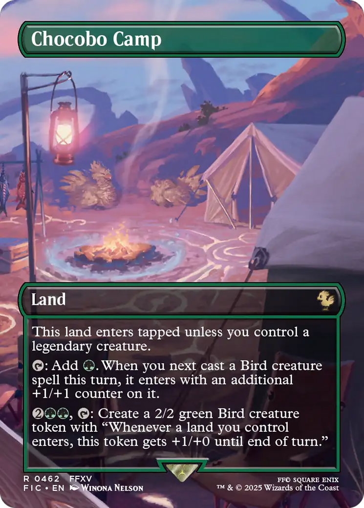 Chocobo Camp (0462) (Exended Art) fic