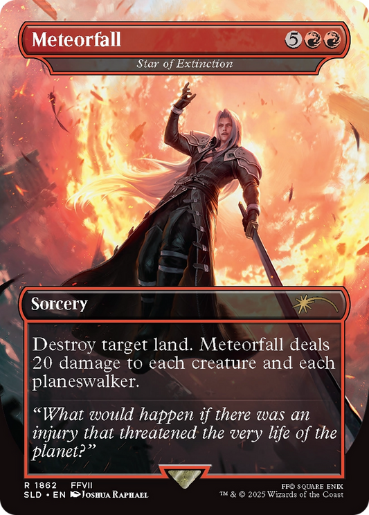 Meteorfall [Star of Extinction] (1862) (Borderless) - Foil