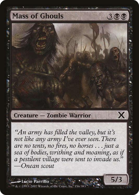 Mass of Ghouls - Foil