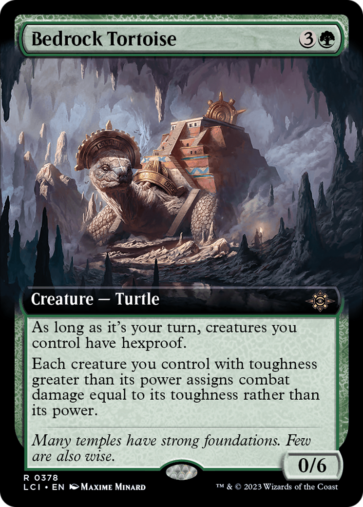 Bedrock Tortoise (0378) (Extended Art) - Foil