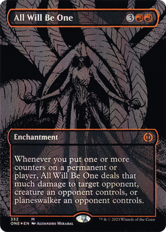 All Will Be One (352) (Borderless) - Oil Slick Raised Foil