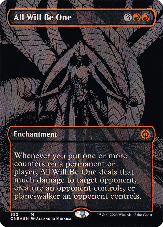 All Will Be One (352) (Borderless) - Oil Slick Raised Foil