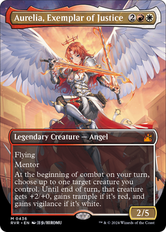 Aurelia, Exemplar of Justice (0436) (Anime) (Borderless) - Foil