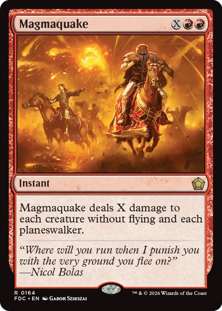 Magmaquake (FDC)