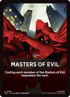 Master of Evil (0035) (Theme Card) (FMSC)