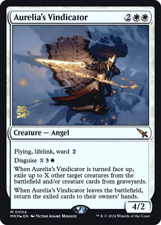 Aurelia's Vindicator (0004) (Prerelease) - Foil