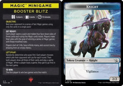 Magic Minigame: Booster Blitz // Knight (0010) Double-Sided Token (TMOM)