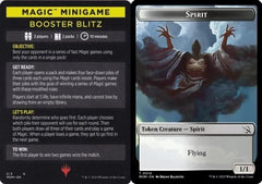 Magic Minigame: Booster Blitz // Spirit (0014) Double-Sided Token (TMOM)